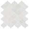 Ackland Iona Mist Lantern 12 in. x 12 in. Polished Marble Mosaic Floor and Wall Tile, 10PK AKM-S-IOMI3X3LNP-CA - alternate 2